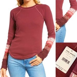 In the Mix Jacquard Cuff Top
FREE PEOPLE